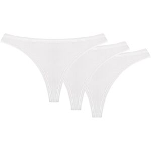 Inny producent Wol-Bar Soft Simple 3-pak biały S Majtki stringi Inny producent Wol-Bar Soft Simple 3-pak biały S Majtki stringi
