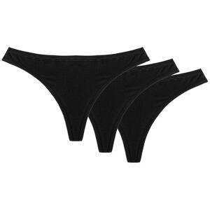 Inny producent Wol-Bar Soft Simple 3-pak czarny M Majtki stringi Inny producent Wol-Bar Soft Simple 3-pak czarny M Majtki stringi