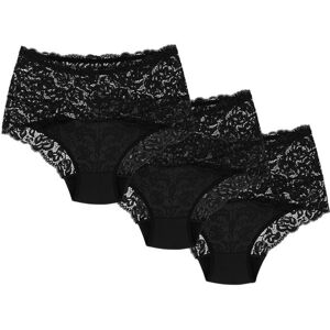 Inny producent Wol-Bar Teri 3-pak czarny 2XL Majtki figi Inny producent Wol-Bar Teri 3-pak czarny 2XL Majtki figi