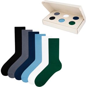 ZOOKSY zestaw klasycznych skarpetek damskich r.36-40 6 par, długie gładkie skarpetki unisex - CASUAL BOX ZOOKSY zestaw klasycznych skarpetek damskich r.36-40 6 par, długie gładkie skarpetki unisex - CASUAL BOX
