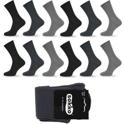 12X SOKKO SKARPETKI DAMSKIE DŁUGIE MIX BEZUCISKOWE 36-38 - SD12-S45-MIX-36-38 12X SOKKO SKARPETKI DAMSKIE DŁUGIE MIX BEZUCISKOWE 36-38 - SD12-S45-MIX-36-38