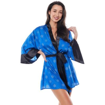 Anais Peniuar Aster Robe Blue L/XL Niebieski Anais Peniuar Aster Robe Blue L/XL Niebieski