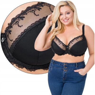 AVA biustonosz AV-1030 SEMI-SOFT czarny 80E AVA biustonosz AV-1030 SEMI-SOFT czarny 80E