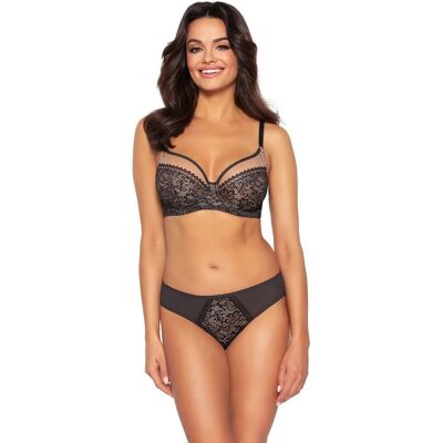 Ava Lingerie Figi 1396/B brazyliany Cold espresso XL Brązowy Ava Lingerie Figi 1396/B brazyliany Cold espresso XL Brązowy