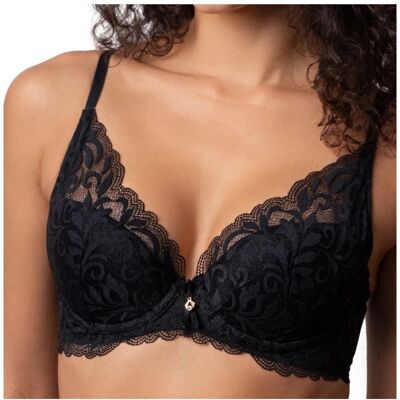 Biustonosz Agio POCKET UP DB-9316 Czarny - 70G Biustonosz Agio POCKET UP DB-9316 Czarny - 70G