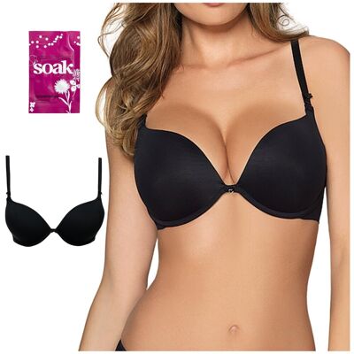 Biustonosz Corin Dolly16872 super push up czarny - 70D Biustonosz Corin Dolly16872 super push up czarny - 70D