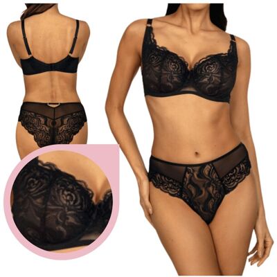 Ewa Bien Biustonosz Ewa Bień MARISA B139 czarny - 75D Ewa Bien Biustonosz Ewa Bień MARISA B139 czarny - 75D