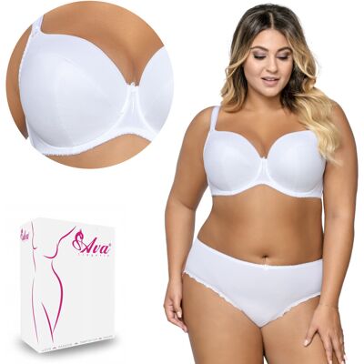 AVA Biustonosz Full Cup AV 1263 biały 75L AVA Biustonosz Full Cup AV 1263 biały 75L