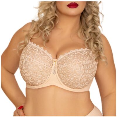 Kris Line Biustonosz KrisLine Betty Soft Full Cup cielisty - 85I Kris Line Biustonosz KrisLine Betty Soft Full Cup cielisty - 85I