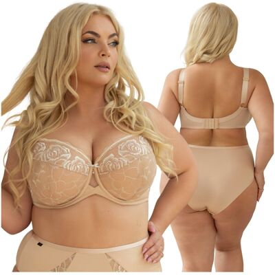 Kris Line Biustonosz Krisline DOLCE OPAL Soft Full Cup beżowy - 70I Kris Line Biustonosz Krisline DOLCE OPAL Soft Full Cup beżowy - 70I