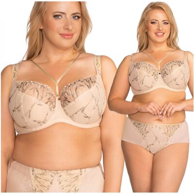 Biustonosz Nessa Enrice Straps Beż - 90E Biustonosz Nessa Enrice Straps Beż - 90E
