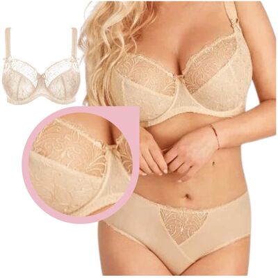 Biustonosz Nessa Sonata soft bezowy - 85K Biustonosz Nessa Sonata soft bezowy - 85K