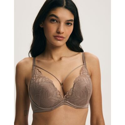 Biustonosz push-up AURORA Esotiq jasny brąz 65D Biustonosz push-up AURORA Esotiq jasny brąz 65D