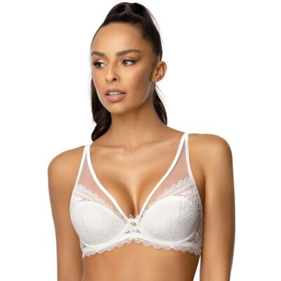 MAT Lingerie Biustonosz push-up biały Estelle M-0198/11-65E MAT Lingerie Biustonosz push-up biały Estelle M-0198/11-65E