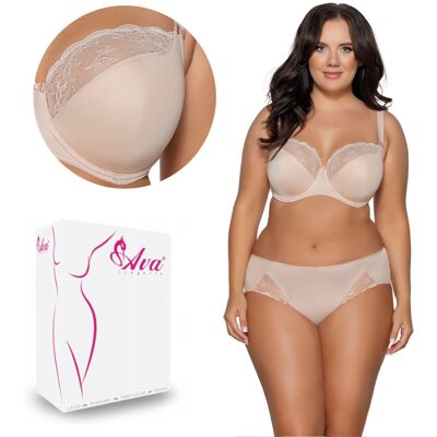 AVA Biustonosz Semi Soft AV 2110 półusztywniany beżowy 105E AVA Biustonosz Semi Soft AV 2110 półusztywniany beżowy 105E