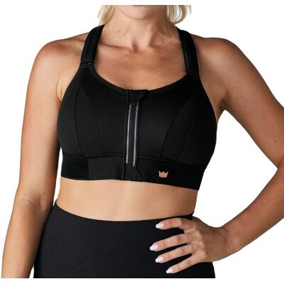 Biustonosz Sportowy Shefit Czarny Mocne Podtrzymanie Regulowany 6Xl Biustonosz Sportowy Shefit Czarny Mocne Podtrzymanie Regulowany 6Xl