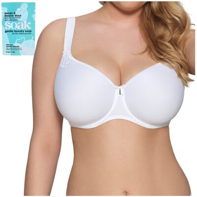Inny producent Biustonosz stanik usztywniany gładki biały Corin Virginia 17871 Spacer 90C Inny producent Biustonosz stanik usztywniany gładki biały Corin Virginia 17871 Spacer 90C