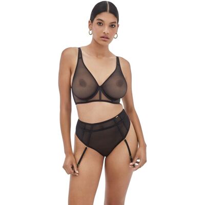 Biustonosz Transparentny Miękki Sono M Soft Bra - czarny Alles 85B Biustonosz Transparentny Miękki Sono M Soft Bra - czarny Alles 85B