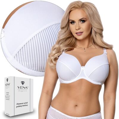 Inny producent Biustonosz Vena Vb-11 , Fullcup , Biały , 80F Inny producent Biustonosz Vena Vb-11 , Fullcup , Biały , 80F