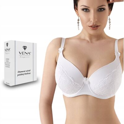 Inny producent Biustonosz Vena Vb-65 Fullcup , Biały , 70G Inny producent Biustonosz Vena Vb-65 Fullcup , Biały , 70G