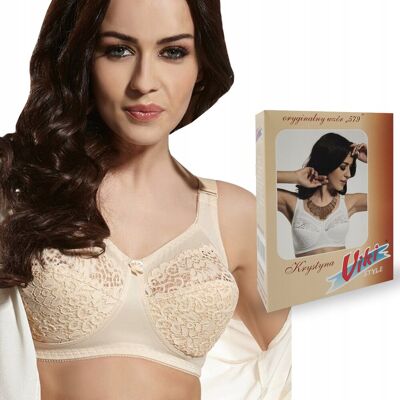 Inny producent Biustonosz Viki 579 Krystyna Beżowy , 100C Inny producent Biustonosz Viki 579 Krystyna Beżowy , 100C