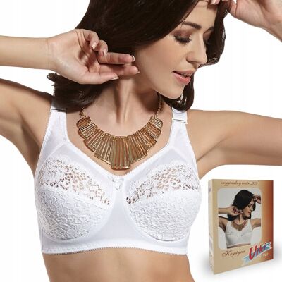 Inny producent Biustonosz Viki 579 Krystyna Biały , 90G Inny producent Biustonosz Viki 579 Krystyna Biały , 90G