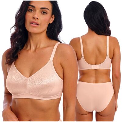 Biustonosz Wacoal BACK APPEAL WIRE FREE BRA beż - 34C/75C Biustonosz Wacoal BACK APPEAL WIRE FREE BRA beż - 34C/75C