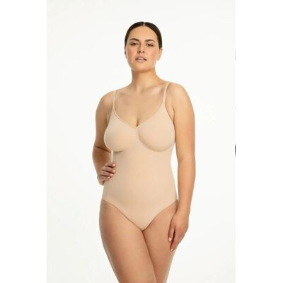 JULIMEX Body 421 Beżowe Xxl Beżowy JULIMEX Body 421 Beżowe Xxl Beżowy