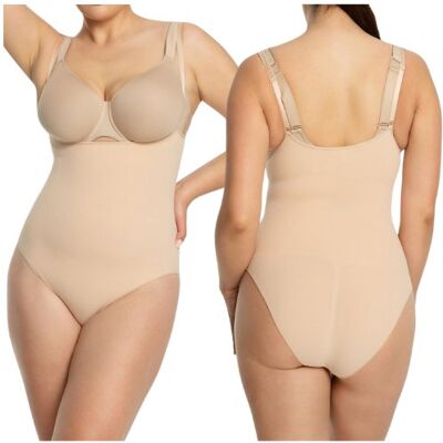 Body pod biust JULIMEX SEAMLESS 419 beż Roz.M Body pod biust JULIMEX SEAMLESS 419 beż Roz.M