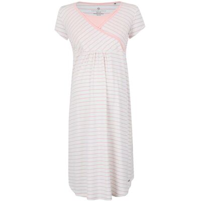 Damska koszula nocna do karmienia różowa Bellybutton Maternity, r.XL Damska koszula nocna do karmienia różowa Bellybutton Maternity, r.XL