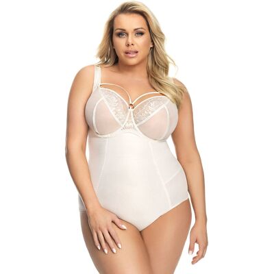 Inny producent Gorsenia K148 Sanremo śmietanowy 2XL Body wyszczuplające Inny producent Gorsenia K148 Sanremo śmietanowy 2XL Body wyszczuplające
