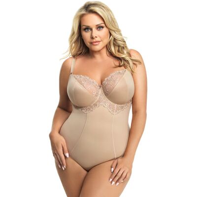 Inny producent Gorsenia K356 Gala beżowy 85E Body wyszczuplające Inny producent Gorsenia K356 Gala beżowy 85E Body wyszczuplające