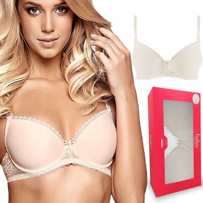 Inny producent Henderson Kassidy, Biustonosz Push Up, Beżowy, 80A Inny producent Henderson Kassidy, Biustonosz Push Up, Beżowy, 80A