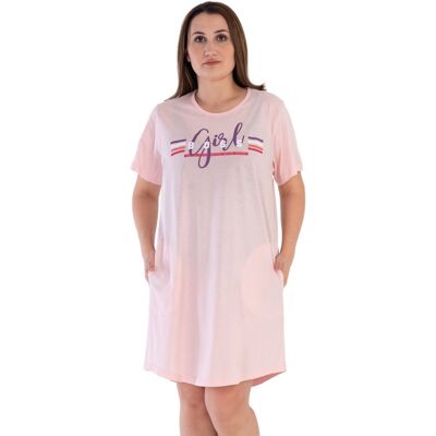 Koszula Nocna bawełna 1XL +size Vienetta kieszenie Koszula Nocna bawełna 1XL +size Vienetta kieszenie
