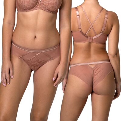 Majtki Alles CHIARA Brazyliany Mocha Mousse - Rozmiar 38 Majtki Alles CHIARA Brazyliany Mocha Mousse - Rozmiar 38