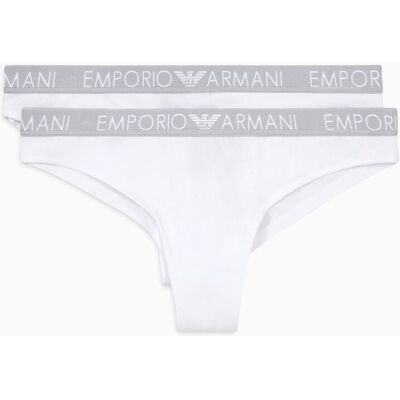 Giorgio Armani Majtki brazyliany Emporio Armani EMPORIO ARMANI 163337 biały 2-PACK - XS Giorgio Armani Majtki brazyliany Emporio Armani EMPORIO ARMANI 163337 biały 2-PACK - XS