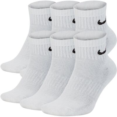 Nike Everyday Cushion Ankle 6Pak skarpety 100 : Rozmiar - XL ( 46 - 50 ) Nike Everyday Cushion Ankle 6Pak skarpety 100 : Rozmiar - XL ( 46 - 50 )