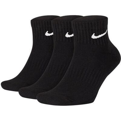 Nike Skarpety sportowe, 3-pack, Everyday Cushion Ankle SX7667 010, czarny, rozmiar 38/42 Nike Skarpety sportowe, 3-pack, Everyday Cushion Ankle SX7667 010, czarny, rozmiar 38/42