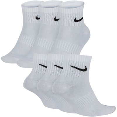 Nike Skarpety sportowe, 3-pack, Everyday Cushion Ankle SX7667 100, biały, rozmiar 42/46 Nike Skarpety sportowe, 3-pack, Everyday Cushion Ankle SX7667 100, biały, rozmiar 42/46