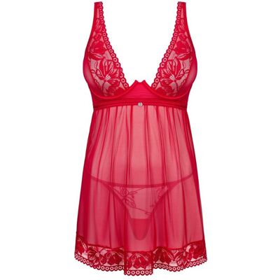 Obsessive Lacelove babydoll i stringi XS/S Obsessive Lacelove babydoll i stringi XS/S