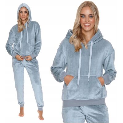 Piżama damska ciepła dres DOCTOR NAP 4549 grey L Piżama damska ciepła dres DOCTOR NAP 4549 grey L
