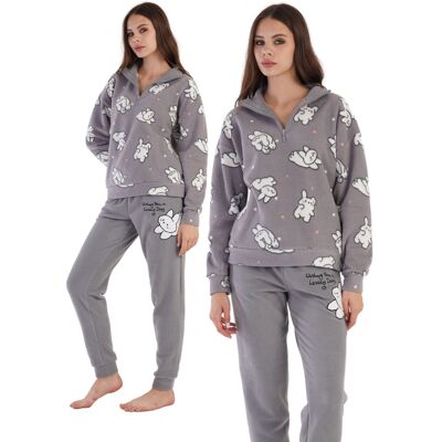Piżama Damska Dres polarowy ciepły Vienetta XL 42 Piżama Damska Dres polarowy ciepły Vienetta XL 42