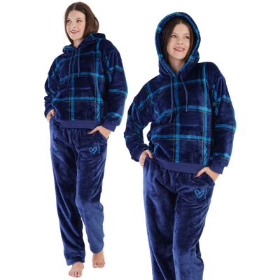 Vienetta Piżama Damska na zimę pluszowa XL 42 z kapturem dres wellsoft ciepła gruba Vienetta Piżama Damska na zimę pluszowa XL 42 z kapturem dres wellsoft ciepła gruba
