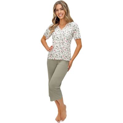 Donna Piżama MELISA 3/4 Ecru S Donna Piżama MELISA 3/4 Ecru S