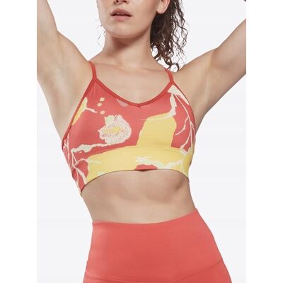 Reebok - STANIK SPORTOWY - MYT AOP BRA HB1065 Reebok - STANIK SPORTOWY - MYT AOP BRA HB1065