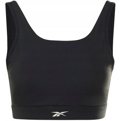 Reebok - STANIK SPORTOWY - S YOGA BRA TOP HN1837 czarny top Reebok - STANIK SPORTOWY - S YOGA BRA TOP HN1837 czarny top