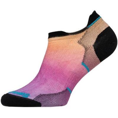 Smartwool Skarpety biegowe damskie Run Zero Cushion Ombre Print Low Ankle Women różowe M_38_41 Smartwool Skarpety biegowe damskie Run Zero Cushion Ombre Print Low Ankle Women różowe M_38_41