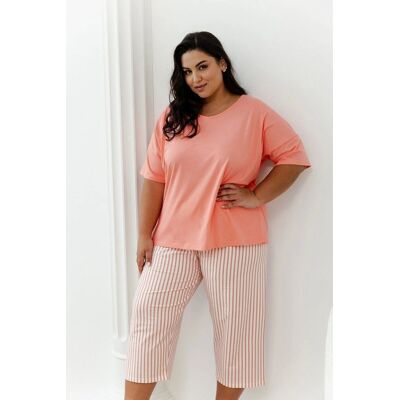 Taro Piżama Eloise 3376 Brzoskwiniowa Pomarańczowy XXXXXL Taro Piżama Eloise 3376 Brzoskwiniowa Pomarańczowy XXXXXL