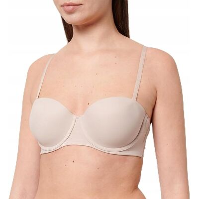 Tommy Hilfiger biustonosz usztywniany beżowy push-up rozmiar 70C Tommy Hilfiger biustonosz usztywniany beżowy push-up rozmiar 70C