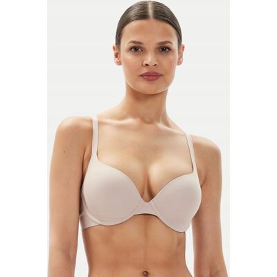 Tommy Hilfiger biustonosz usztywniany push-up beżowy rozmiar 80A Tommy Hilfiger biustonosz usztywniany push-up beżowy rozmiar 80A